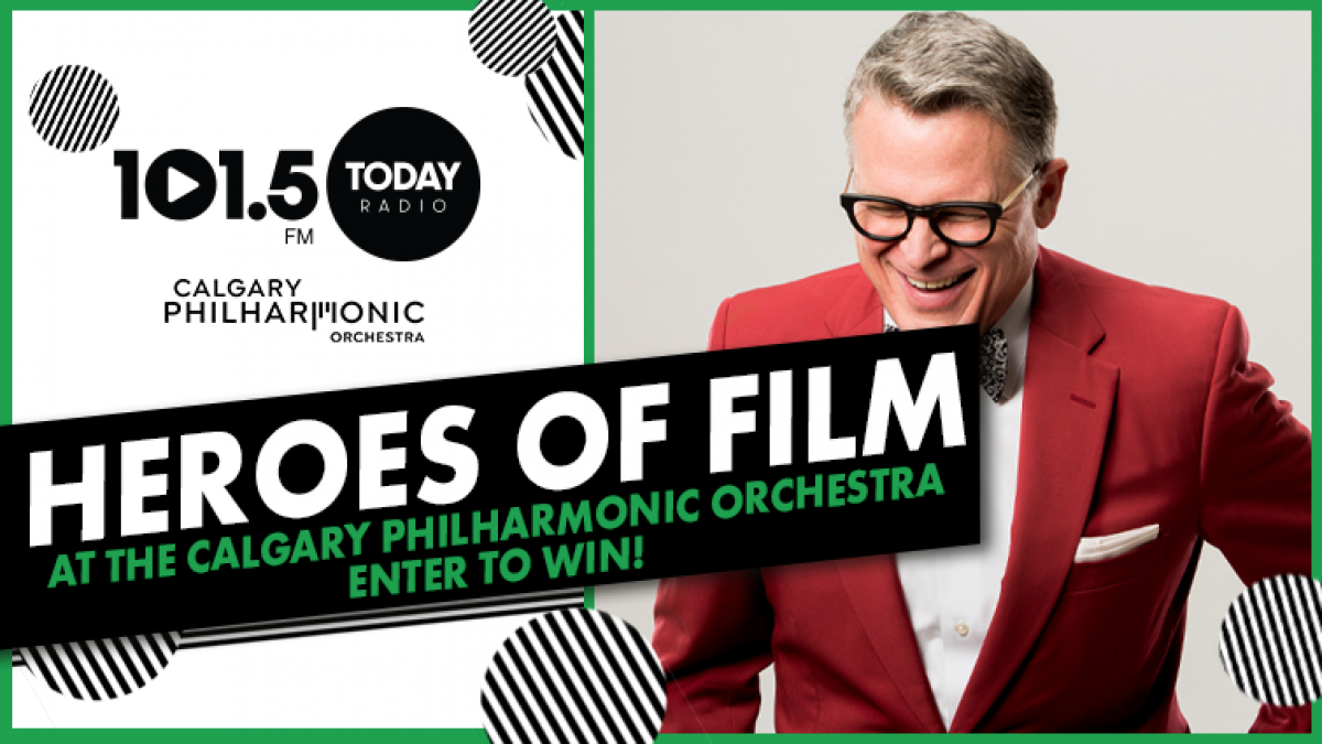 Win Tickets to Heroes of Film at the Calgary Philharmonic Orchestra!